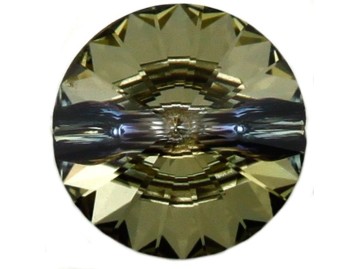 Κρυστάλλινο κουμπί Swarovski 3015 λαδί, 27 χιλ.